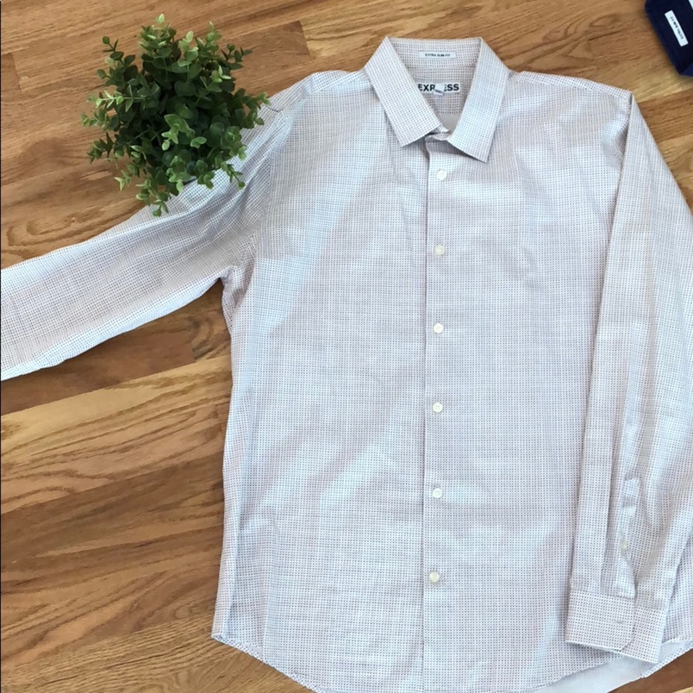 Express Men’s Shirt Extra Slim Fit, Size XL